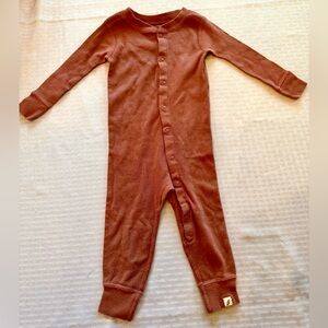 Cozy Brown Kids Footie